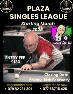 Plaza Singles League 25